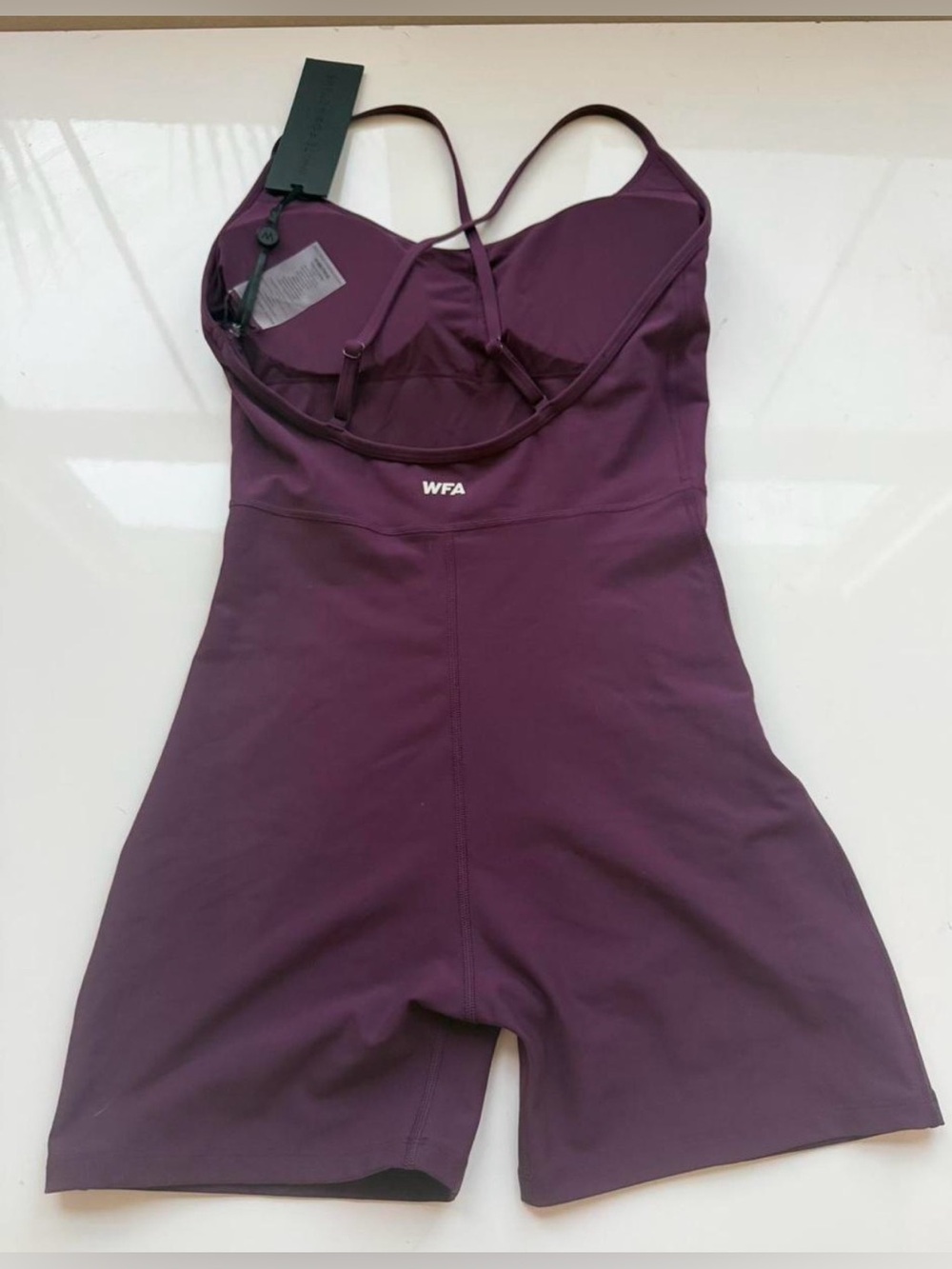 WHITE FOX BOUTIQUE power to you PLAYSUIT in plum Size M NEW - Picture 7 of 8
